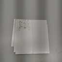 80lb White Linen Textured 4" x 9" Business Note Cards - 100 Blank Cards for Menu Cards, Program Cards, Rack Cards