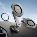 ESR for MagSafe Car Mount, Dashboard Magnetic Phone Holder for Car, 360 Rotation, Car Phone Holder Mount for iPhone 17/16/16e/15/14/13/12, Galaxy S25, Pixel 10, Strong Magnets (with 2 Metal Rings)