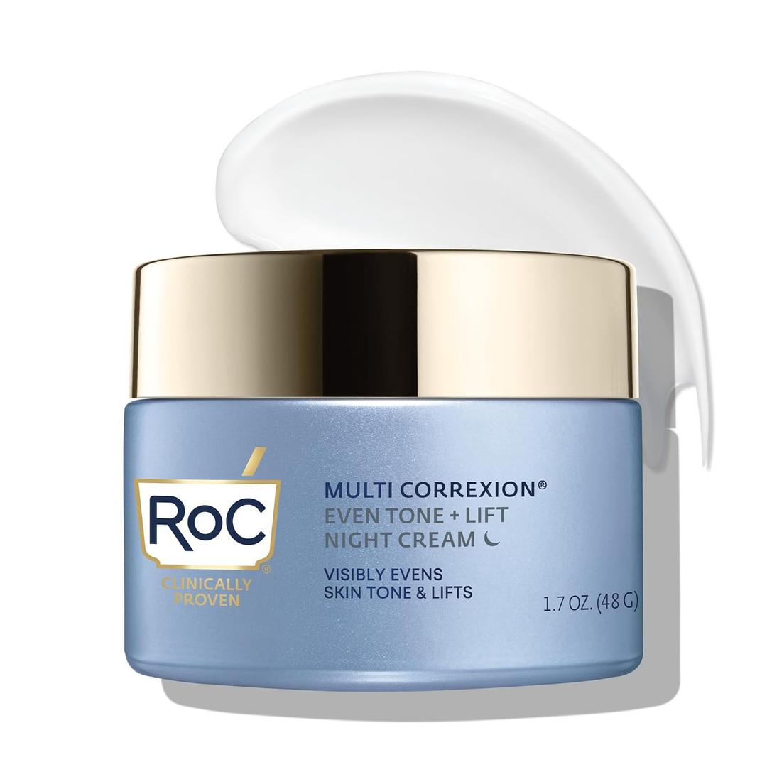 RoC Multi Correxion 5 in 1 Restoring, Anti Aging Night Cream for Face with Hexinol, 1.7 Ounces  