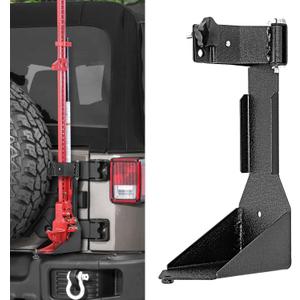WeiSen Jack Holder Tailgate Door Hinge Mount Bracket Kit Compatible with Jeep Wrangler JK 2007-2017