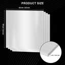 4PCS 304 Stainless Steel Sheets, 4" x 4" x 0.04" Inch (19 Gauge) Stainless Steel Plates 1MM Thick Stainless Steel Shim Plates Metal Sheets for Kitchen DIY Craft Making