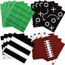 100 Pcs Football Napkins Football Party Decorations 4 Designs Sports Napkins Party Supplies for Sports Game Day Birthday Events Supplies Birthday Tailgate Decorations