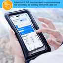 ProCase [Floatable] 1 Pack Floating Waterproof Phone Pouch Up to 7", IPX8 Underwater Phone Case Dry Bag for iPhone 16 15 14 13 12 11 Pro Max Xs Max XR X 8 7 Plus SE/Galaxy S24 S23 S22 -Black