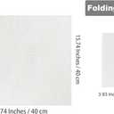 Disposable Dinner Napkins Cloth Like with Built-in Flatware Pocket,Wedding Party Linen Feel White Napkin, Prefolded for Silverware,15.74"x15.74" Pack of 50