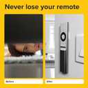 2 x Magnetic Remote Control Holder - 5 Pcs White Set for TV, Fan, and Air Conditioner Remotes - Wall Mount with Self-Adhesive Back for Easy Installation and with our Powerful and Sleek Magnetic Holders