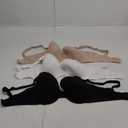 Fruit of the Loom Women's Smooth Cotton T-Shirt Bra Pack - Ultra-Soft, Flexible, and Invisible Under Tees (40DD)