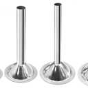 4Pcs Sausage Stuffing Tubes Stainless Steel Sausage Stuffer Tubes Sausage Maker Tubes Stuffing Nozzles for #32 Meat Grinder