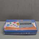 Funto Kids Washable Finger Paint Set, 25 PCS Non Toxic Art Painting Supplies for Baby, Includes Finger Paint Paper Roll, Brush Set, Arts Crafts for Toddlers Age 1-3