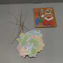 28 Pack Christmas DIY Crafts Kit for Kids, Make Your Own Christmas Snowman Ornaments Xmas Stickers Cutouts Arts and Crafts Bulk for Kids Winter Holiday Xmas Classroom Art Activities Party Decorations (Green)