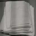 Amazon Basics 6 Piece Oversized Fade resistant Towel set, 100% Cotton towels for bathroom, soft and absorbent, 2 Bath Towels, 2 Hand Towels and 2 Washcloths bathroom towel set, White