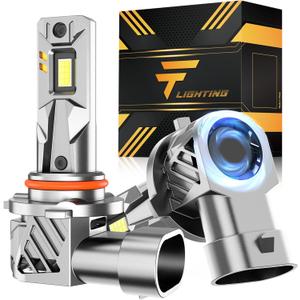 9005 9006 Led Bulb, HB3/HB4 32000LM Super Bright Fog Lights, 6500K Cool White Led Fog Light Bulb, IP67 Waterproof, 99% CANBUS Ready, Pack of 2