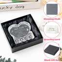 3 x Yopyame Boss Lady Gifts for Women - K9 Crystal Keepsake Gift for Boss Female Office Decor Boss Day Appreciation Christmas Retirement Going Away Promotion Thank You Birthday Gifts for Female Leaders