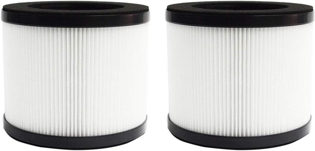PUREBURG MA-18R Replacement Filter Compatible with Medify MA-18 MA18 Air Purifier,2-Pack H13 True HEPA 4-Stage Filtration Activated carbon 2-in-1 Air Clean Dust VOCs Odor