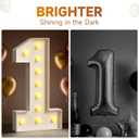 Marquee Letters 4 Feet Tall 4FT Large Light Up Letters A for Birthday Wedding Engagement Party Decorations Will You Marry Me Sign Yard Pre-Cut Foam Board