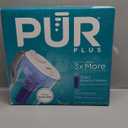 PUR 7-Cup Water Filter Pitcher with 1 Genuine PUR Filter, 3-in-1 Powerful Filtration, BPA Free, Dishwasher Safe, White, PPT710WA