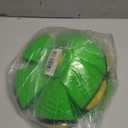 Pet Toy Flying Saucer Ball, Flying Saucer Ball Dog Toy with 3 Light for Interactive Dog,Cats, Children's Foot Ball,Outdoor Games,Camping Games-Green