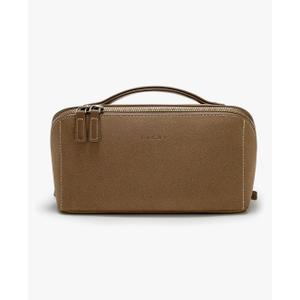 EACHY Travel Makeup Bag, Large Capacity Cosmetic Bag for Women, Waterproof PU Leather, Flat Open Portable Toiletry Bag for Skincare, Brushes & Travel Essentials