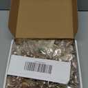 24 Pcs 3 Styles Christmas Poinsettia Flowers Christmas Tree Ornaments, 16 Pcs Artificial Christmas Flowers and 8 Pack Artificial Berry Picks for Xmas Holiday Wedding Decor, Gold