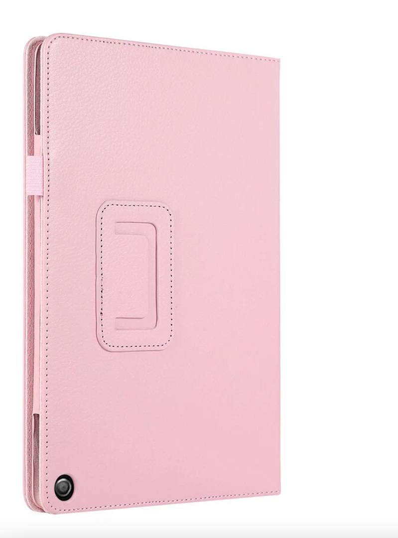 Famavala Folio Case Cover for Previous Generation 8" Fire HD 8 Tablet [8th / 7th / 6th Generation 2018/2017 / 2016 Release ] (Pink)