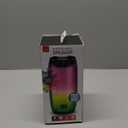 iLive Portable Bluetooth Color Changing Party Speaker, LED Light Effects, ISB212BLK