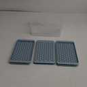 4pcs Round Ice Cube Trays Mini Circle Ice Molds Maker Trays for Freezer Easy to Clean Food Grade Plastic