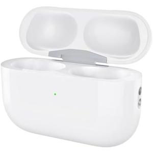 Charging Case Compatible with Airpods Pro 1st & 2nd Generation, Airpods Pro 1st & 2nd Wireless Charger Box Replacement with Sync Button and Built-in 660 mAh (White)