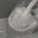 MR.SIGA Toilet Plunger and Bowl Brush Combo for Bathroom Cleaning, White, 1 Set (One Size)