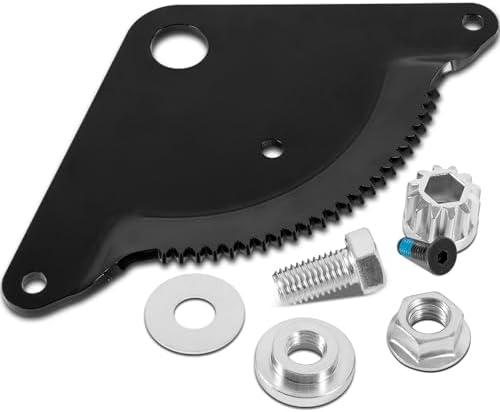 532194732 Steering Gear Kit for Husqvarna Lawn Tractor Replaces 532194732 194732 Sector Plate, 587738906 Pinion, 532194747 Machined Pivot Bushing & Hardware For Craftsman AYP Poulan Weedeater