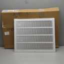 16x20 Return Air Grille(Duct Opening Size), Air Return Vent Cover, Flat Vent Cover, Rejillas De Aire Acondicionado Para Casa, Return Air Grilles, Outer Dimensions: 17.75"W x 21.75"H (16"W x 20"H, Duct Opening)