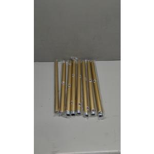 Brass Threaded Poles, 16", 8 Pack Brass Threaded Poles, 16", 8 Pack