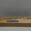 Tension Curtain Rod, 42 to 100 inch Adjustable Heavy Duty black shower curtain rod for bathroom Closet Windows