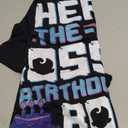 Father Of The Boss Birthday Boy Llama Pinata Family Party T-Shirt L Black