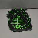 16.512.6 Halloween Black Cat Yard Decorations Glowing in The Dark, 6Pcs Spooky Halloween Skeleton Cat Signs for Outdoor Porch, Garden, Graveyard and Party, Waterproof and Durable Yard Stake