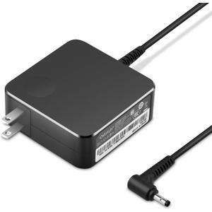 Charger Compatible with Lenovo Laptop Computer 65W 45W Round Tip Power Supply AC Adapter
