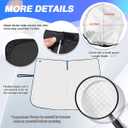 Canvcle Windshield Sun Shade for Toyota Highlander 2020-2025 2026 Accessories Thicken 6-Layer Front Window Sunshade Cover Sun Visor Protector Foldable Block UV Rays Keep Vehicle Cool