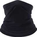 Polar Fleece Neck Warmer - Windproof Winter Neck Gaiter Cold Weather Face Mask For Men Women - 1 Pack