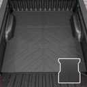 Bed Mat Compatible with 2024 2025 Toyota Tacoma Truck Mat Bed Liner All Weather 5Ft TPE Short Bed Truck Liner 2024 Tacoma Accessories (5 Ft Bed Mat)