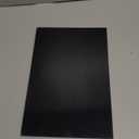 1 Pcs Black ABS Plastic Sheet 8" x 12" x 1/4" Thick (6mm),Thin Rigid Sheet ABS Plastic Board for Sign, Craft, DIY Display Project