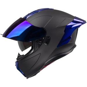 Crown Racing Motorcycle Helmets, Full Face Motorcycle Street Bike Helmet, DOT Approved Model-LW600