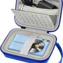 Carrying & Protective Case for Digital Camera, AbergBest 21 Mega Pixels 2.7" LCD Rechargeable HD/Kodak Pixpro/Canon PowerShot ELPH 180/190 / Sony DSCW800 / DSCW830 Cameras for Travel - Blue