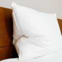 White Duck Down & Feather Pillow - Pillows with Soft-Medium Support for Side & Back Sleepers Standard Size