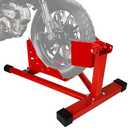 Garvee Heavy Duty Motorcycle Wheel Chock for Trailer & Garage, 1500 Lb Capacity, Fit 16-21 Inch Tires, Dirt Bike Wheel Chocks for Cruisers, ATVs