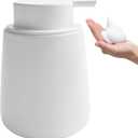 Soap Foaming Dispenser Ceramic with Easy-to-Press Pump Hand Foam Dispenser for Shampoo Bathroom Kitchen 12 oz