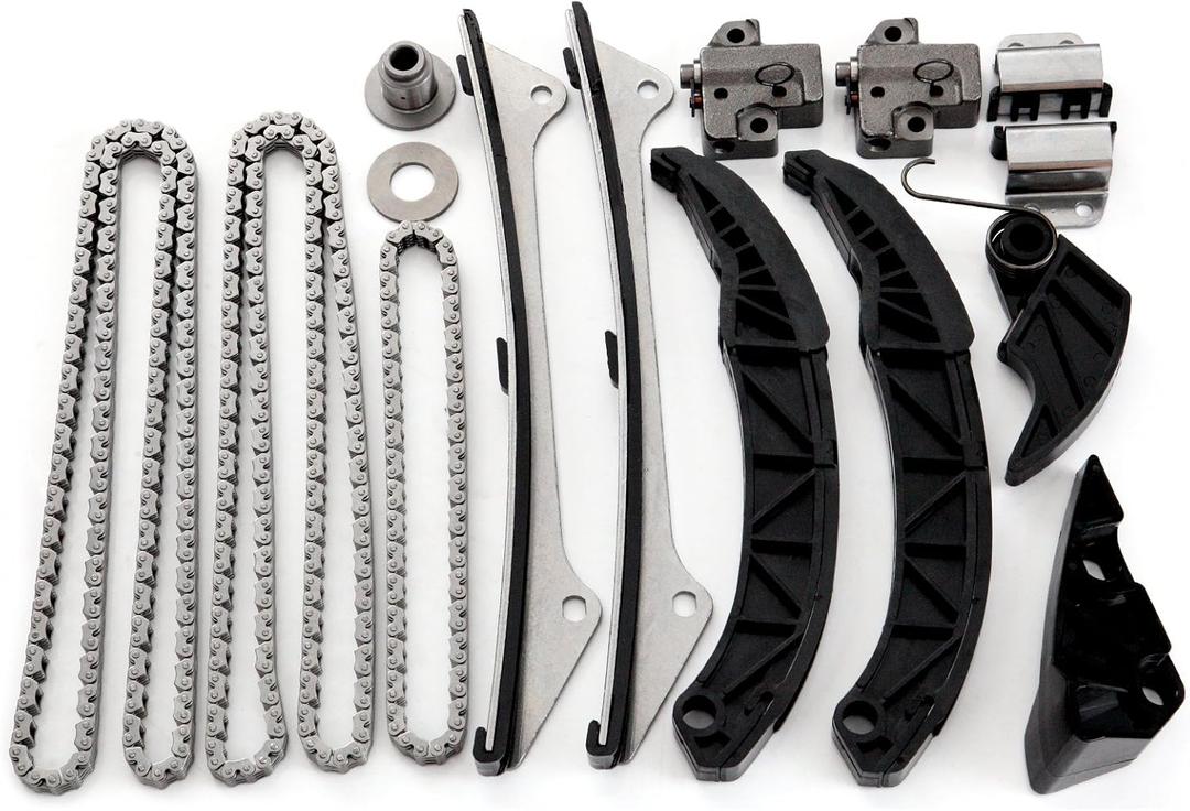 OCPTY Timing Chain Kit Compatible with 2006-2013 for Kia for Hyundai Sedona Sorento Santa Fe Veracruz for Azera for Genesis for Genesis Coupe for Sonata Am Borrego Entourage 3.5L 3.8L 3.3L