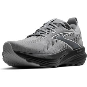 Brooks Mens Glycerin 22 Neutral Running Shoe (9.5 Wide, Primer Gray/Ebony/Bluewash)