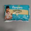 Pampers Baby Diapers - Swaddlers - Size P1, 27 Count, Ultra Absorbent Disposable Preemie Diaper