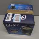 Oster 6-Cup Rice Cooker with Steamer Tray, Electric Rice Maker, Automatic Keep Warm, Nonstick Inner Pot, Black