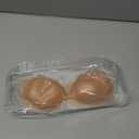 Strapless Adhesive Bra with Detachable Shoulder Straps Ultra Soft Silicone Push Up Strong Hold Invisible Sticky Bra, Size: C (Beige)