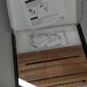 YuanDian Now Playing Vinyl Record Stand, Light up Display Holder for Vinyl Records, Wooden Acrylic Holder with Warm Light for Album Display Storage, Home Desk Decor for Music Lovers