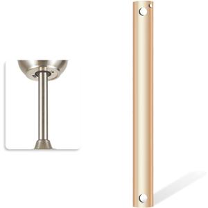 12 Inch Ceiling Fan Downrod with Extension Cord, 1-Foot Gold Ceiling Fan Extension Rod, 1-Inch OD, ceiling fan downrods for Various Fans (Gold, Not Threaded)